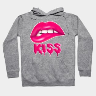 Lips 'Kiss' - Graphic Design Tee Hoodie